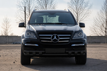 Mercedes GL-klasse X164 2006–2012 Bullbar ST015 Black (RVS) foto 2