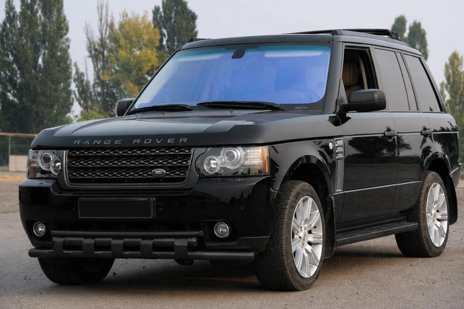 Range Rover III L322 2002–2012 Bullbar ST015 Black (RVS) Image