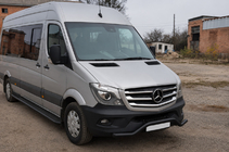 Mercedes Sprinter W906 2006–2018 Voorste onderbuis MBSP.07.F3-04.6 Black (RVS) foto 2