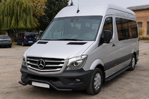 Mercedes Sprinter W906 2006–2018 Voorste onderbuis MBSP.07.F3-04.6 Black (RVS) foto 1