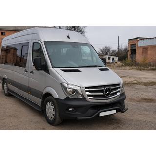 Voorste onderbuis MBSP.07.F3-04.6 Black (RVS) Mercedes Sprinter W906 2006–2018 foto 2