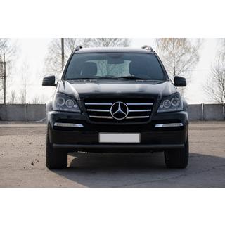 Frontbescherming ST008 Black (RVS) Mercedes GL-klasse X164 2006–2012 foto 1