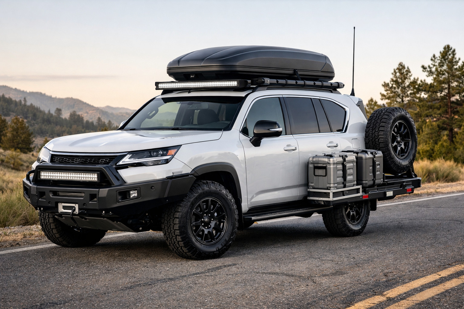 Praktische upgrade voor Lexus LX 500d/600 voor snelweg en reizen