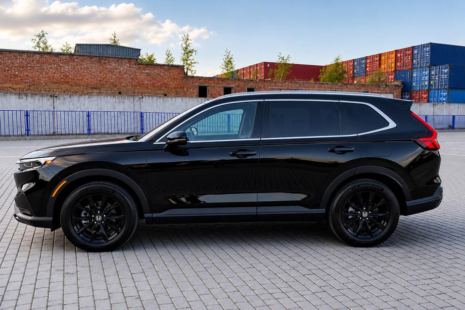 Honda CRV 2022– Geïntegreerde dakrails grijs OEM (ABS-kunststof) Image