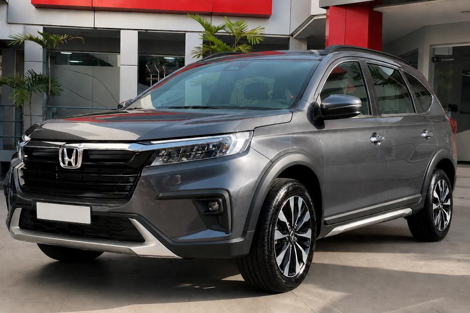 Honda BR-V 2021– Geïntegreerde dakrails zwart OEM (aluminium) Foto 1