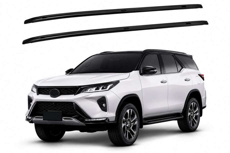 Toyota 4Runner 2009–2024 OEM dakrails zwart (2012-2015, aluminium) Image