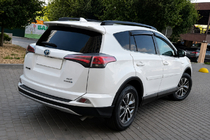 Toyota Rav 4 2013–2018 OEM dakrails zwart (aluminium) foto 1