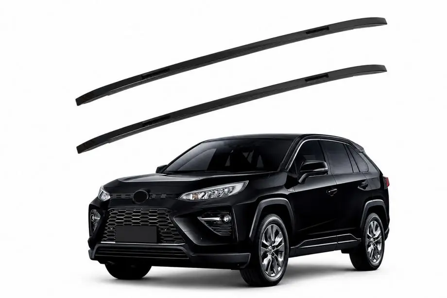 Toyota Rav 4 2019–2025 Geïntegreerde dakrails zwart OEM (ABS-kunststof, montage met lijm) Image