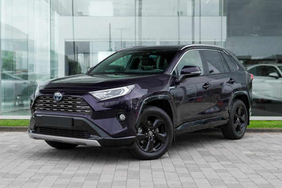 Toyota Rav 4 2019–2025 Geïntegreerde dakrails, grijs OEM (ABS-kunststof, montage met lijm) Foto 1
