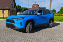 Toyota Rav 4 2019–2025 Geïntegreerde dakrails zwart OEM (ABS-kunststof) foto 2