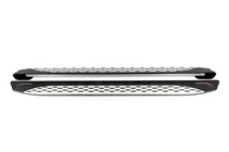 Renault Logan MCV 2005–2013 Side steps Shining V1 (2 st., aluminium) foto 2