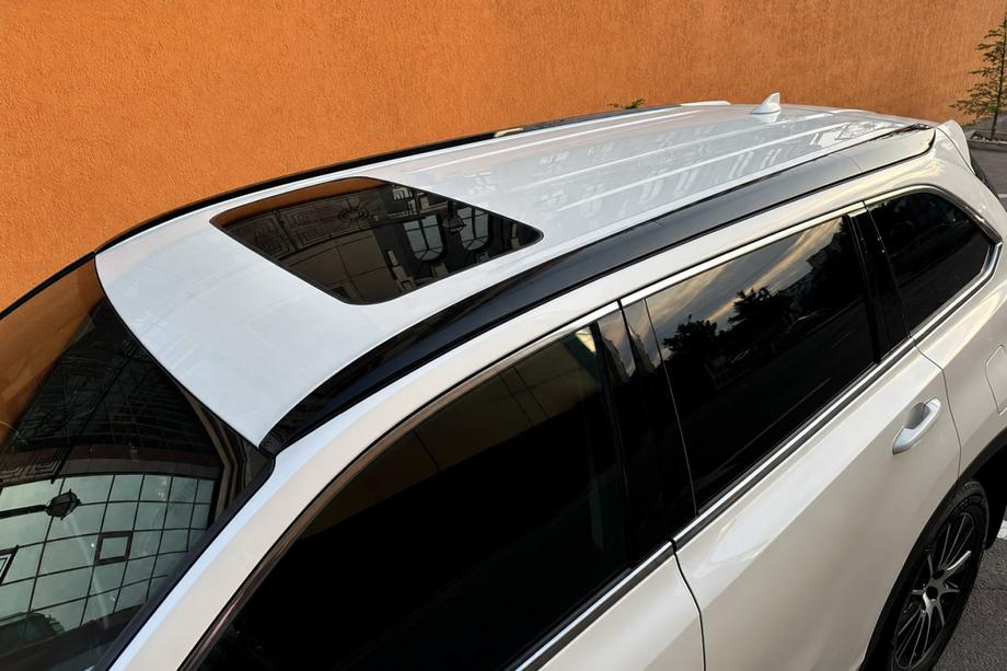 Toyota Highlander 2013–2019 Geïntegreerde dakrails zwart OEM (ABS-kunststof) Image