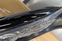 Volkswagen Golf 6 2008–2014 Afgeprijsd Front lip spoiler DPT V-2 (voor GTI, hoogglans zwart) foto 3