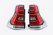 Toyota Land Cruiser Prado 150 2009–2023 LED achterlichten Chrome V2 (2017-2023, 2 stuks) foto 2