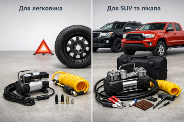 Welke compressor kies je voor personenauto, SUV of pick-up