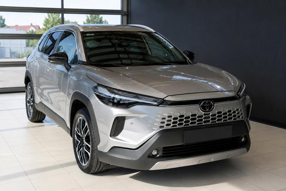Toyota Corolla Cross 2020– Geïntegreerde dakrails grijs OEM (aluminium, montage met lijm) Foto 1