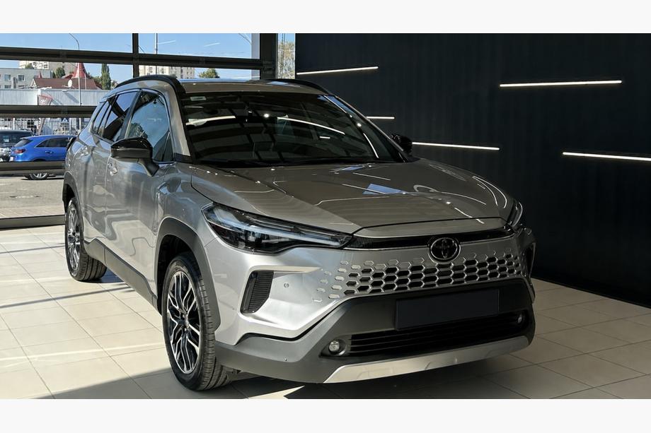 Toyota Corolla Cross 2020– Geïntegreerde dakrails zwart OEM (aluminium, montage met lijm) Foto 1