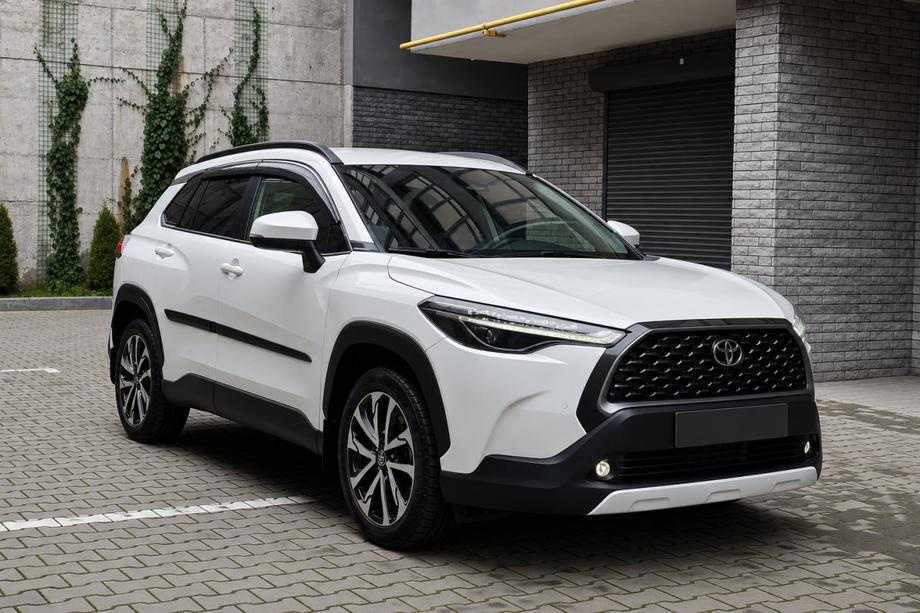 Toyota Corolla Cross 2020– Geïntegreerde dakrails zwart OEM (ABS-kunststof, montage met lijm) Foto 3