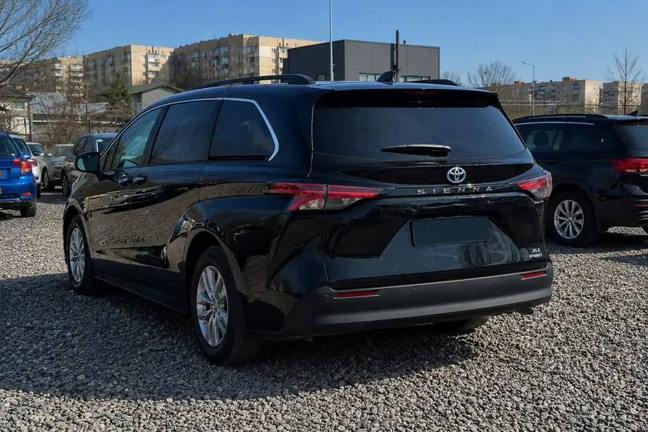 Toyota Sienna 2020– Geïntegreerde dakrails zwart OEM (aluminium) Foto 2