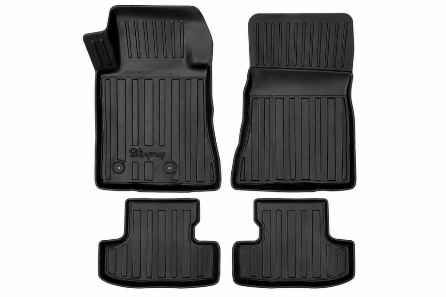 Ford Mustang 2015–2023 Stingray 3D rubber automatten voor interieur (4 stuks) Image