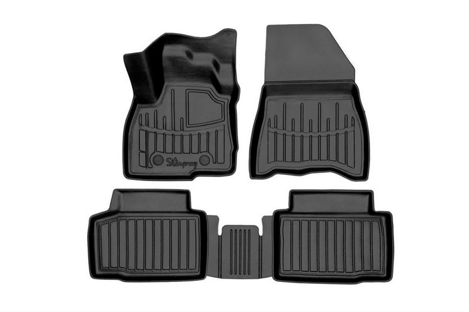 Dacia Duster 2024– Stingray 3D rubberen automatten (4WD, hybrid, 4 stuks) Image
