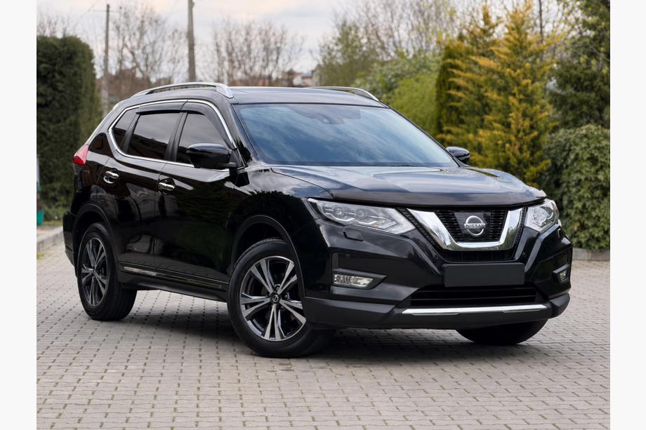 Nissan X-trail T32/Rogue 2014–2021 Grijze OEM dakrails (aluminium, montage met lijm) Image