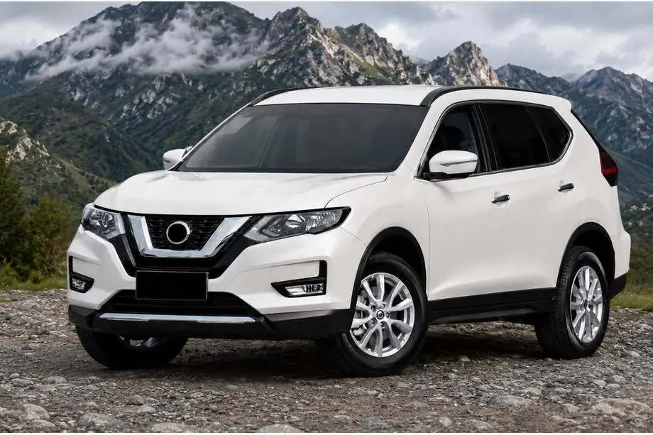 Nissan X-trail T32/Rogue 2014–2021 Geïntegreerde dakrails zwart OEM (voor X-trail, aluminium, montage met lijm) Foto 1