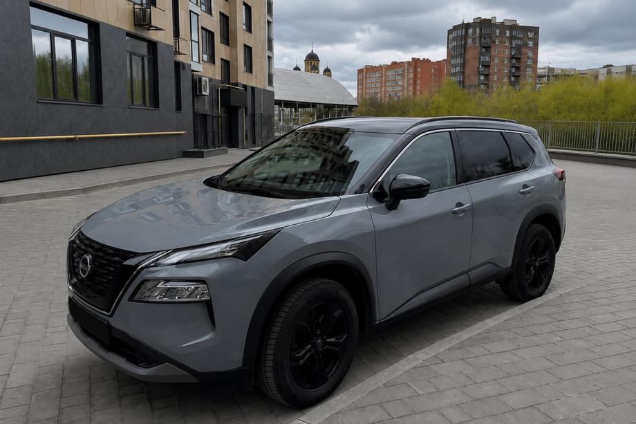 Nissan X-trail T33/Rogue 2022– Geïntegreerde dakrails zwart OEM (ABS-kunststof) Image