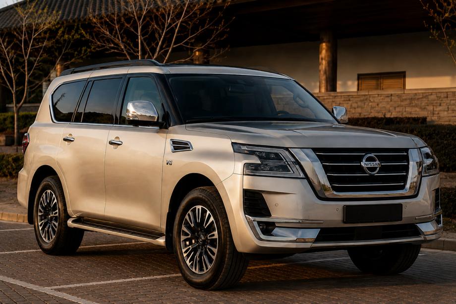 Nissan Armada 2016–2024 Zwarte dakrails (aluminium) Image