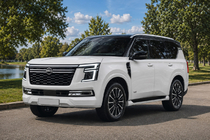 Nissan Patrol Y63 2025– Geïntegreerde grijze OEM dakrails (aluminium) foto 1
