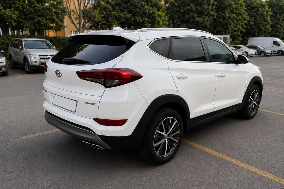 Hyundai Tucson TL 2016–2021 Geïntegreerde dakrails grijs OEM (ABS-kunststof, montage met lijm) Foto 1