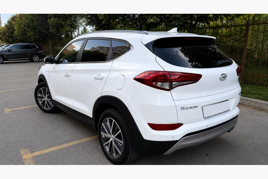 Hyundai Tucson TL 2016–2021 Geïntegreerde dakrails grijs OEM (ABS-kunststof, montage met lijm) Foto 3