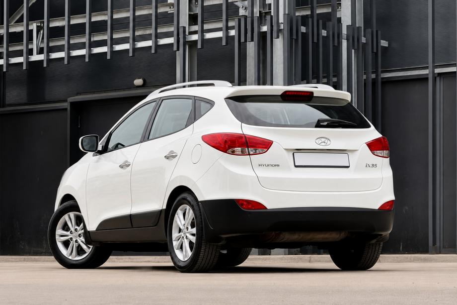 Hyundai IX-35 2010–2015 OEM dakrails grijs (ABS-kunststof, montage met lijm) Foto 4
