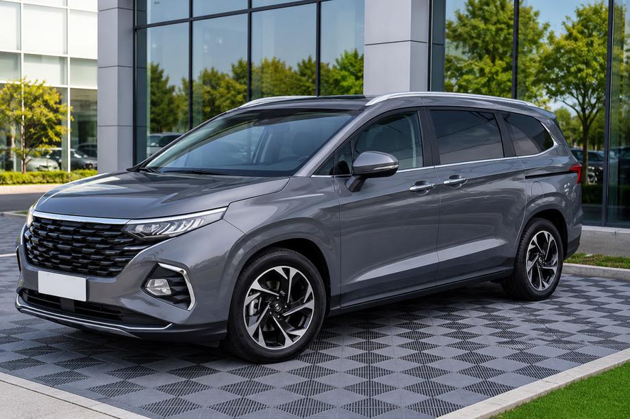 Hyundai Custo 2021– Geïntegreerde dakrails grijs OEM (ABS-kunststof, montage met lijm) Image