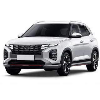 Grijze OEM dakrails (aluminium, montage met lijm) Hyundai Creta 2021–
