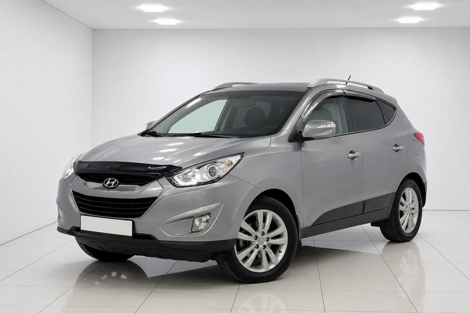 Hyundai IX-35 2010–2015 Grijze OEM dakrails (aluminium, montage met lijm) Image