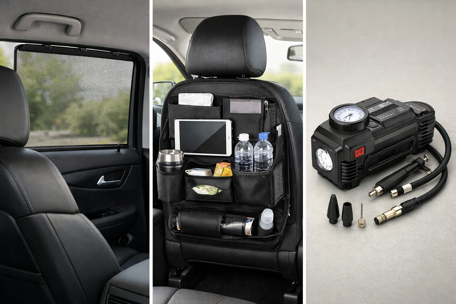 Wat kies je eerst voor het interieur: zonneschermen, organizer of compressor