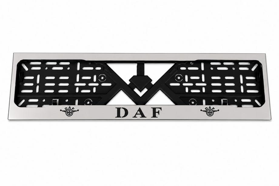 DAF Verchroomde kentekenplaathouder (1 st., roestvrij staal) Image