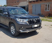 Toyota Land Cruiser Prado 150 2009–2023 Voorbeschermbeugel ST014 (RVS) foto 11