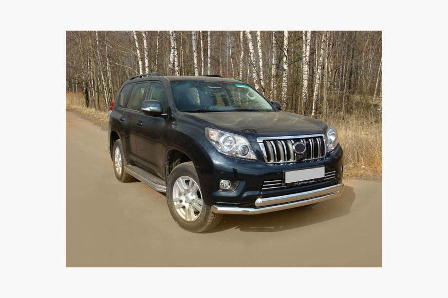 Toyota Land Cruiser Prado 150 2009–2023 Voorbeschermbeugel ST014 (RVS) 60/60 mm Foto 6