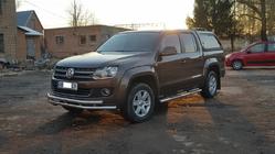 Volkswagen Amarok 2010–2022 Frontbeschermbeugel ST018-2 (RVS) foto 9