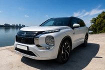 Mitsubishi Outlander 2021– Geïntegreerde dakrails zwart OEM (aluminium) foto 4