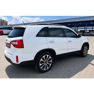 Grijze OEM dakrails (aluminium, montage met lijm) Kia Sorento II XM 2009–2014 foto 2