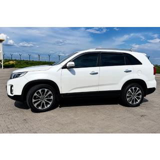 Grijze OEM dakrails (aluminium, montage met lijm) Kia Sorento II XM 2009–2014 foto 1