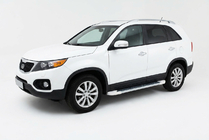 Kia Sorento II XM 2009–2014 Allmond White zijtreden (2 st., aluminium) 2013-2016 foto 1