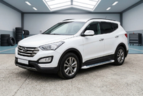 Hyundai Santa Fe 3 2012–2018 Side steps Allmond White (2 st., aluminium) foto 1