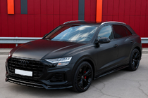 Audi Q8 2018– Geïntegreerde dakrails grijs OEM (aluminium, montage met lijm) foto 2