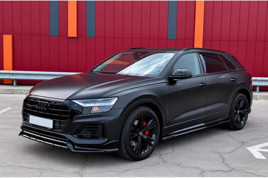 Audi Q8 2018– Geïntegreerde dakrails zwart OEM (aluminium, montage met lijm) Foto 2