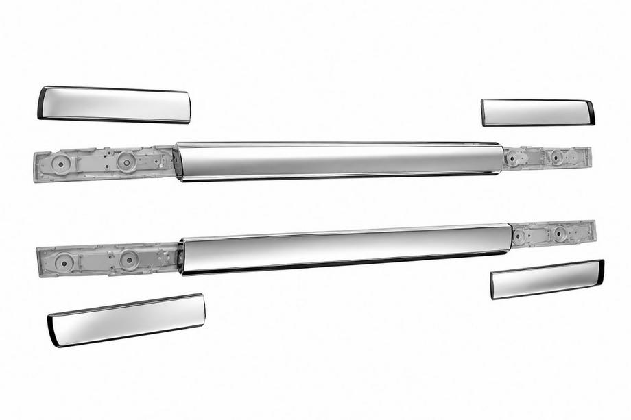 Isuzu D-Max 2019– OEM dakrails grijs (aluminium) Image