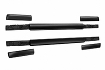 Mazda BT-50 2012– Zwarte OEM dakrails (2020-2024, aluminium) foto 1